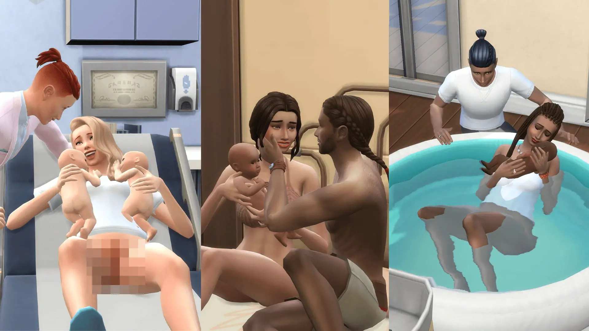 The Sims 4 Child Birth Mod cover